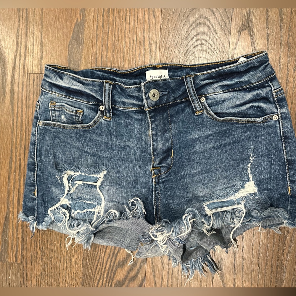 Jean shorts high rise